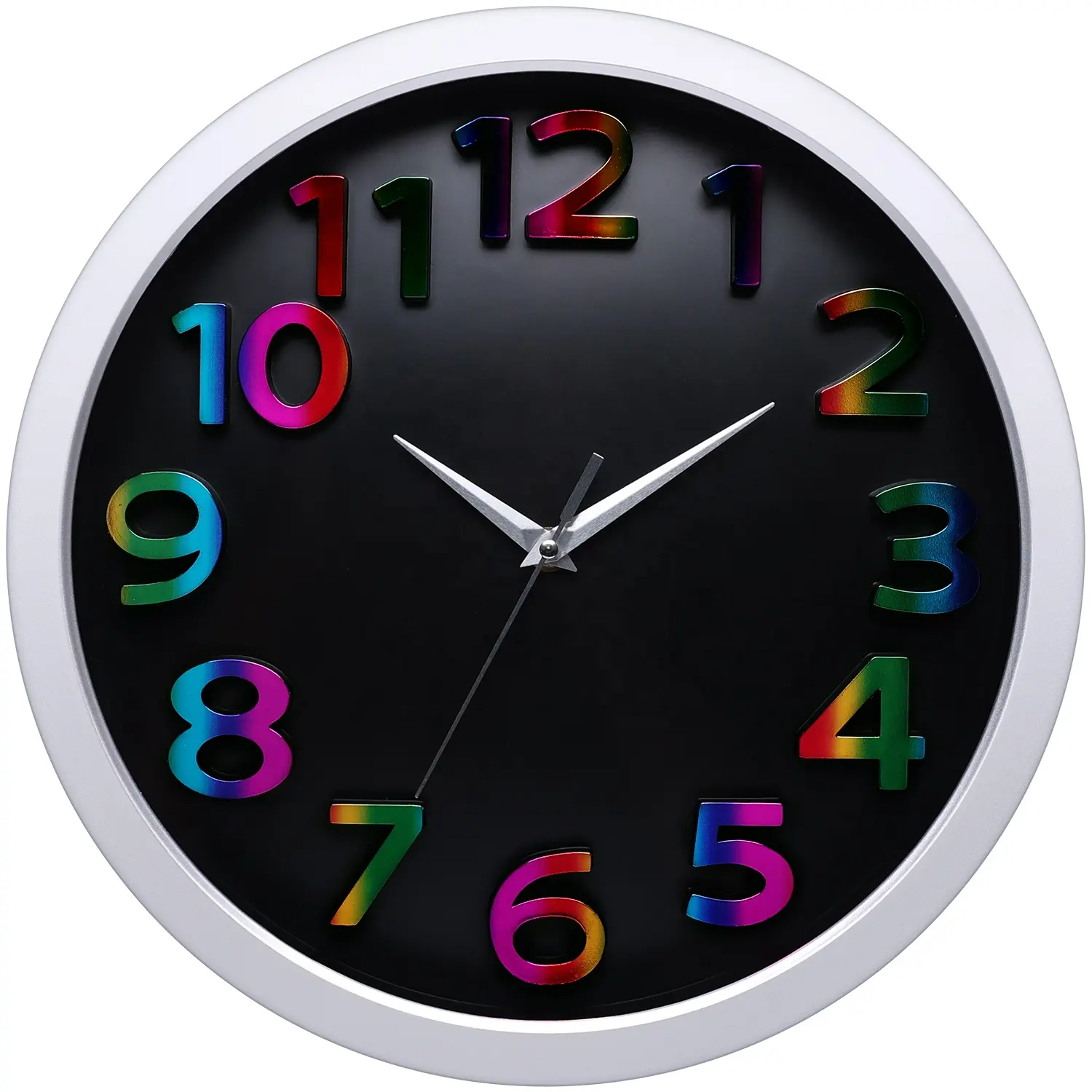 Ménage horloge murale salon quotidien moderne simple horloge colorée horloge à quartz