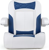 Chaise de capitaine ponton inclinable de luxe Siège de bateau baquet Siège de yacht avec accoudoirs