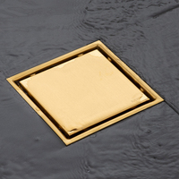 Drain de sol de douche en acier inoxydable 304 de luxe, design moderne, salle de bain, hôtel, anti-odeur