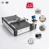 Máquina de Corte Digital de Cama Plana de Alta Precisión YS-1625 para Espuma y Esponja con Herramienta de Cuchilla Oscilante a Buen Precio