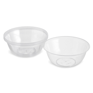 สูงใส300มิลลิลิตร PS พลาสติกทิ้งคริสตัลชามสลัด - Product Image 4