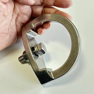 Plaque <span class=keywords><strong>d</strong></span>'<span class=keywords><strong>ancrage</strong></span> fixe en acier inoxydable avec anneau en <span class=keywords><strong>D</strong></span>, tête et queue amovibles, dispositif <span class=keywords><strong>d</strong></span>'<span class=keywords><strong>ancrage</strong></span> résistant à la corrosion pour système de ligne de vie de <span class=keywords><strong>toiture</strong></span> - Product Image 4