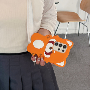 Funda de Teléfono con Diseño de Pata de Panda Roja Kawaii para Samsung <span class=keywords><strong>Galaxy</strong></span> S26 Ultra S25 S24 A57, Carcasa Protectora de Silicona Suave y Agradable al Tacto - Product Image 4