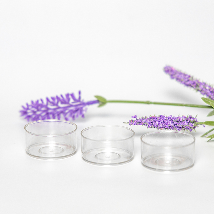 PC Clear Round Plastic Polycarbonate Candle