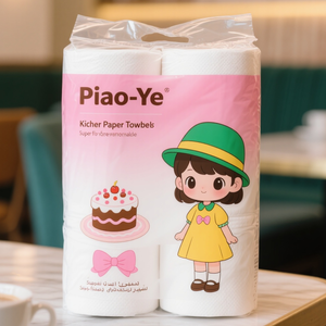 Distributeur <span class=keywords><strong>de</strong></span> serviettes jetables rondes à 2 plis pour usage domestique, serviettes en <span class=keywords><strong>papier</strong></span> <span class=keywords><strong>de</strong></span> cuisine - Product Image 2
