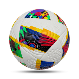 Balón <span class=keywords><strong>de</strong></span> Fútbol <span class=keywords><strong>de</strong></span> PU Termosellado <span class=keywords><strong>de</strong></span> Fábrica Precio Económico Alta Calidad Tamaño 5 para Entrenamiento - Product Image 4