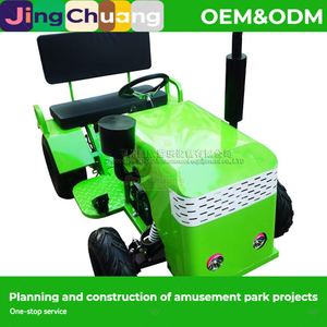 Go Kart <span class=keywords><strong>El</strong></span>éctrico con Pedales, Coche <span class=keywords><strong>de</strong></span> Choque <span class=keywords><strong>de</strong></span> Cuatro Ruedas con Neumáticos Grandes, Atracción <span class=keywords><strong>de</strong></span> Entretenimiento para Padres e Hijos - Product Image 5