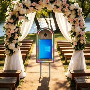 Cabina de Fotos Instantánea con Pantalla Táctil Digital, Espejo Mágico para Selfies, Cabina de Fotos Vogue para Bodas con Cámara <span class=keywords><strong>Web</strong></span> y Software - Product Image 2