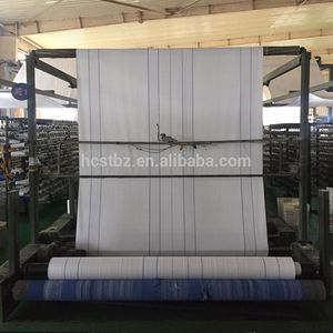 Kunden spezifische weiß gewebte Polypropylen rollen PP Polypropylen gewebte Tasche Röhrenförmige Polypropylen-Stoff rollen - Product Image 2