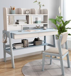 Sillas de escritorio estrechas de madera maciza para ordenador, escritorio sencillo para oficina en casa, dormitorio pequeño, mesa larga, sillas de comedor incluidas - Product Image 5