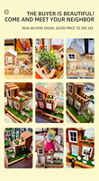 Bricolage tige jouet bloc de construction château fait à la main enfants artisanat béton magasin Kit