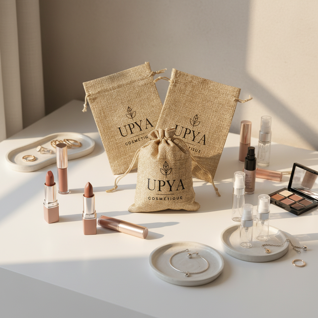 Hot Sale Natural Jute Dustproof Cover Recyclable Eco-Friendly for Agriculture Gifts Cosmetics Promotions