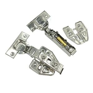 Charnière de meuble hydraulique dissimulée à fermeture douce en acier inoxydable SS304 de 35 mm pour cuisine, chambre, maison, bureau, extérieur et hôpital - Product Image 1