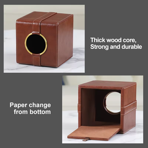 Porte-serviettes Facial moderne pour salle de bain, comptoirs de bureau et de <span class=keywords><strong>table</strong></span>, porte-serviettes de maison, boîte à mouchoirs carrée - Product Image 3