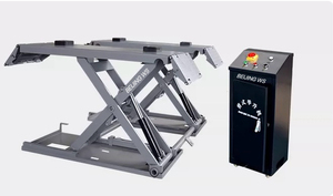 Elevador de Tijera Eléctrico Hidráulico Móvil de Doble Cilindro de 3500 kg <span class=keywords><strong>para</strong></span> Coches, Portátil, con Bloqueo de Seguridad <span class=keywords><strong>para</strong></span> Vehículos, <span class=keywords><strong>para</strong></span> Cambio de Neumáticos y Reparación de Frenos - Product Image 2