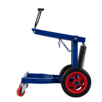 Support de clé à chocs à ressort amortisseur en acier à haute teneur en carbone bleu antirouille, chariot mobile pour pistolet à air comprimé