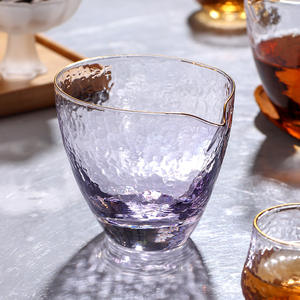 Ménage style japonais martelé juste tasse Yachiyo <span class=keywords><strong>Toyo</strong></span> Sasaki créatif doré bleu ciel étoilé petit ensemble de tasses à thé - Product Image 4