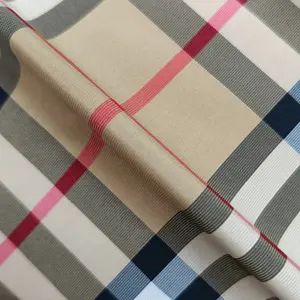 100% Polyester garn gefärbt Classic Scotland Check Scottish Tartan Plaid Stoff