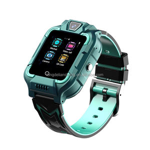 Smartwatch pour enfants SOS appel d'urgence bidirectionnel système de positionnement global Navigation <span class=keywords><strong>chat</strong></span> vocal caméra boussole carré double SIM - Product Image 5