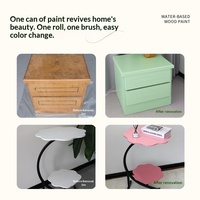 Peinture époxy à effet bois pour la rénovation de meubles anciens, changement de couleur des portes, usage domestique, application par pulvérisation liquide