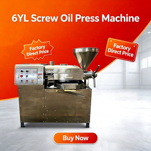 Presse à huile à vis de petite taille, machine automatique pour la fabrication d'huile de tournesol et d'arachide - Product Image 2