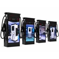 Chargeur rapide DC 160KW 240KW GBt CCS2 double pour voitures électriques, avec OCPP, LAN, 4G, application, Wi-Fi, fonctionnalités intelligentes et écran publicitaire