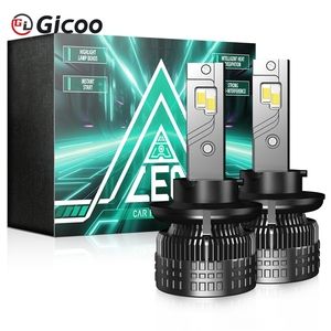 หลอดไฟหน้ารถยนต์ LED 6000K 240W 30000LM H7 H4 แบบสามท่อทองแดง กันน้ำ IP67 ใช้งานได้นาน 50000 ชั่วโมง - Product Image 2