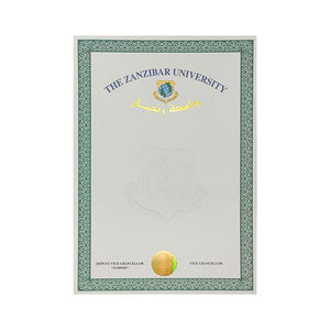 Papel DE SEGURIDAD A4 con marca de agua <span class=keywords><strong>Hilo</strong></span> DE SEGURIDAD Fibra <span class=keywords><strong>Invisible</strong></span> Uv para certificado Marca de agua de seguridad Etiqueta de Certificado de embalaje - Product Image 4