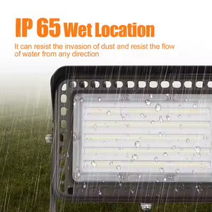 مصباح <span class=keywords><strong>CA</strong></span> US DLC مدرج 30 واط 50 واط واط LED من نوع 3CCT IP65 مصباح خارجي:-أضواء غامرة مثبتة على الحائط مع مصباح ضوئي - Product Image 4