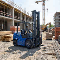 Forklift Counterbalance Listrik Liftron Seri DE 2.5T Ban Solid Lithium Penggerak Roda Depan 1070mm