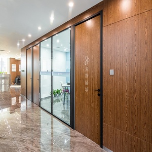 カスタムサイズ モダンデザイン <span class=keywords><strong>MDF</strong></span>間仕切り壁 調整可能 柔軟性のある耐火仕様 オフィス 倉庫 病院 学校 自宅 オフィス ジム用 - Product Image 2