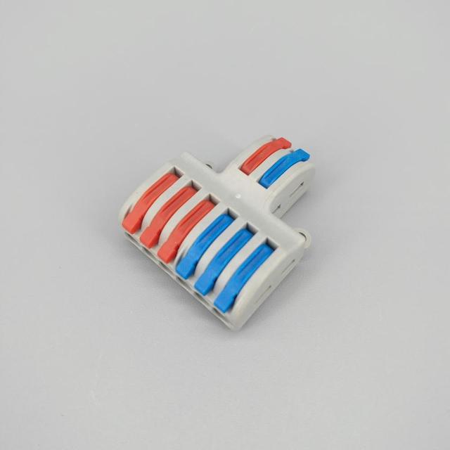 10pcs SPL-62 Universal Compact Wire Wiring Connector Conductor Terminal Block with Lever
