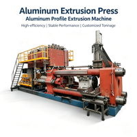 Machine d'extrusion d'aluminium 1250T à longue durée de vie, pour la production de billettes de 5 pouces et de barres d'aluminium de grande taille