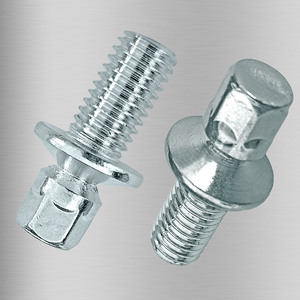 Tornillo de seguridad antirrobo para llave de encendido, rosca inversa, totalmente roscado, cabeza hexagonal, niquelado, para cerradura de encendido automotriz - Product Image 1