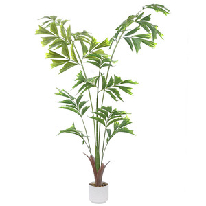 <span class=keywords><strong>Chrysalidocarpus</strong></span> <span class=keywords><strong>Lutescens</strong></span> Bonsai Interior Artificial Fish Tail Palma Planta Ornamento Verde Decoración de pie - Product Image 1
