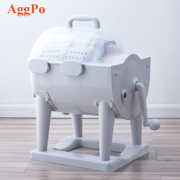 Manual no electricity washing machine mini portable rotating washer