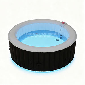 Durevole PVC vasca da bagno gonfiabile impermeabile sole/antivento facile configurazione per 2-3 persone uso domestico più dimensioni disponibili - Product Image 6