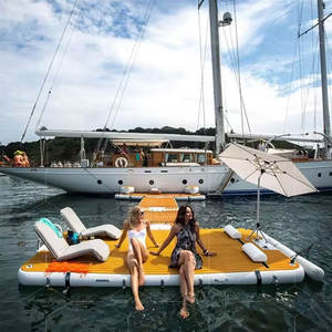 Mini station d'amarrage flottante, quai pour jet-ski, quai pour bateau, marina, ponton flottant gonflable, quais gonflables pour bateau - Product Image 2