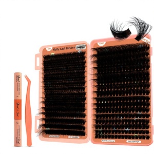 <span class=keywords><strong>Ciglia</strong></span> finte 80D 100D per un effetto voluminoso e naturale, stile a croce, con lunghezza allungata, 5D 3D multistrato per extension <span class=keywords><strong>ciglia</strong></span> - Product Image 1