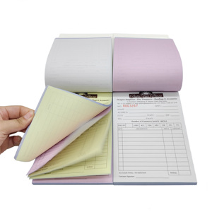 Carnets de commandes personnalisés, Carnets de factures autocopiantes 2/3 feuillets pour entreprises, Carnets de reçus avec couverture en carton - Product Image 6
