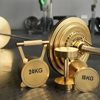 Haltères en or SK Wholesale, ensemble d'haltères réglables, poids libres de haute qualité pour l'entraînement musculaire en salle de sport