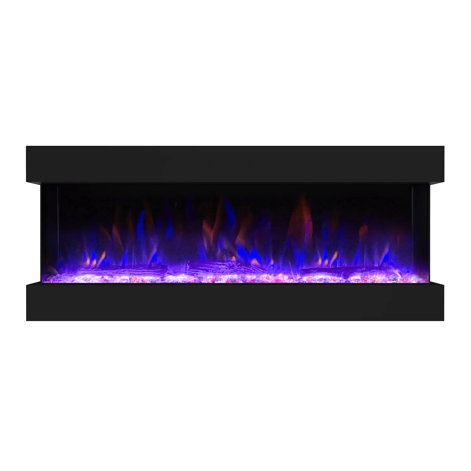 Luxstar 60 इंच सजावटी बिजली के <span class=keywords><strong>चिमनी</strong></span> 3 पक्षीय ग्लास घुड़सवार Recessed एलईडी बिजली Fireplaces के लिए हीटर बिक्री