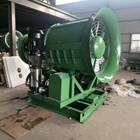 Canon à brouillard compact à 3 roues / Pulvérisateur de brume industriel pour la suppression de la poussière