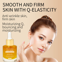 Sérum de soin de la peau du visage OEM de marque privée blanchissant hydratant biologique naturel Sérum de visage au collagène anti-rides