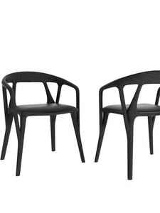 كراسي طعام وراحة بتصميم قروسطي على الطراز الاسكندنافي الرجعي، إبداعية وبسيطة، مع مساند ذراع فولاذية ومسند ظهر على شكل فرع شجرة - Product Image 6