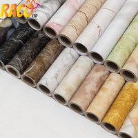 Papier peint autocollant en marbre lavable à design 3D très vendu