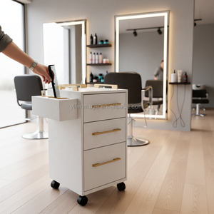 Carrito de Peluquería, Mueble de Salón Multifuncional, Estante de Almacenamiento Móvil, Gabinete de Gran Capacidad para <span class=keywords><strong>Peluqueros</strong></span> - Product Image 2