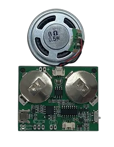 Ghi 8M push button kích hoạt mô-đun âm thanh có thể thu phí pin USB lập trình âm thanh chip cho DIY âm thanh thú nhồi bông đồ chơi