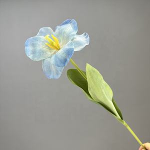 KEWEI 941 Real Touch Tulip Single African Violet Real Touch Latex Large Tulip Wedding Centerpiece Flower - Product Image 6