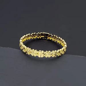 Jxx Wholesale 24K <b>Gold</b> <b>Plated</b> Indian Arabic Wedding <b>Bangles</b> Fashionable Jewelry Designs for Women Dubai Inspired - Product Image 4